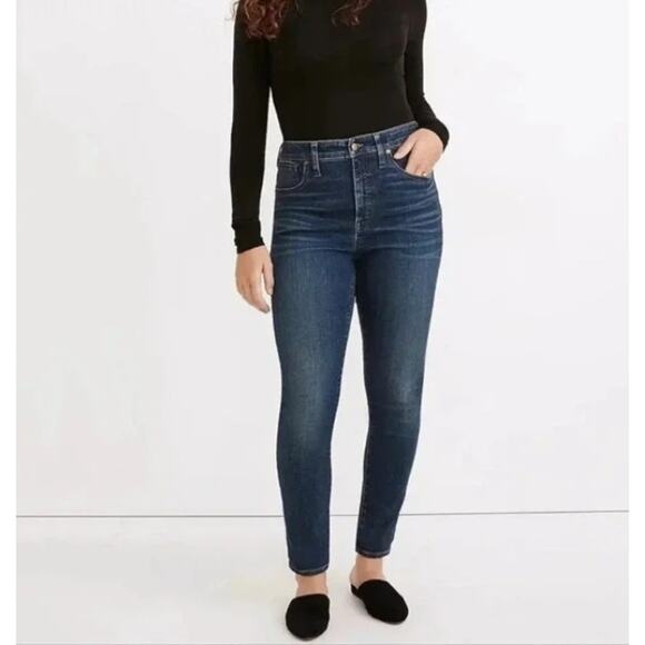 Madewell Denim - Madewell Curvy High-Rise Skinny Jeans in Lanette Wash Size 26